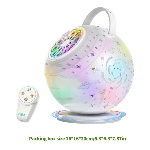 Remote Control Bubble Machine with Colorful LED Light Outdoor 2