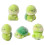Cute Turtles Shape Resin Decoration with Flocking-Tsundere 2