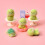 Cute Turtles Shape Resin Decoration with Flocking-Tsundere 5
