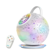 Remote Control Bubble Machine with Colorful LED Light Outdoor