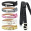 Slim Waist Belt Adjustable PU Strap With Stylish-rose red 2