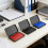 Quick Dry Fingerprint Inks Pad for Office Financial-blue 5