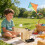 Fun Wooden Automatic Ball Launching STEM Science Project Toy for 4
