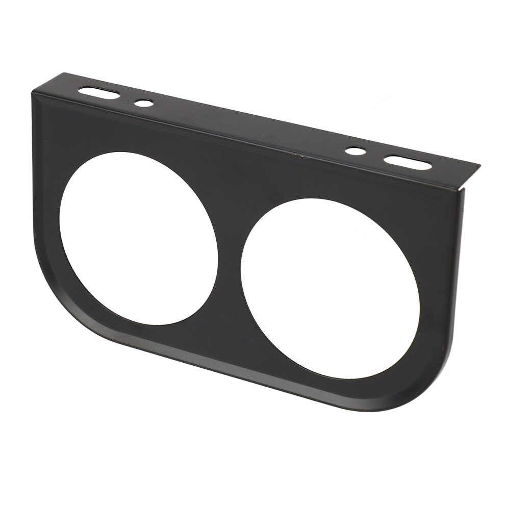 Car Meter Mount Panel 2 Hole 52Mm Metal 2Â1/16 Inch Instrument For Cars Black 8411393513503