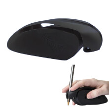 Assistive Writing Device with Ergonomic Cushioned Grip, Pen Holder for Tremors and Parkinson's, Black