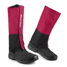 Waterproof Hiking Gaiters with ColdResistant TPU Straps, Durable Nylon Snow Gaiters for Boots Men and Women Purple XL