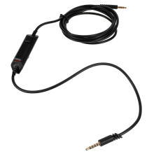 Gaming Headset Audio Cable with Inline Mute Control, Dual Mic Mode, 3.5mm Replacement for Astro Xbox PS4 PC