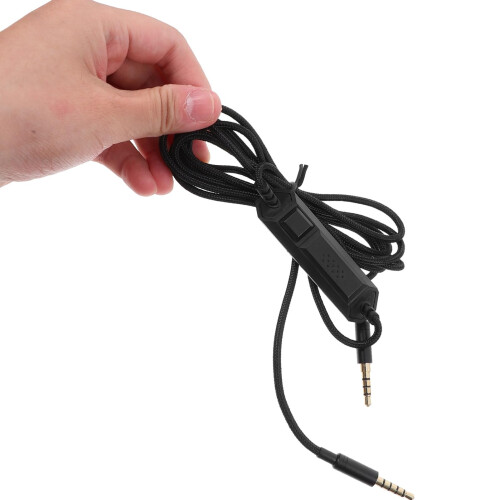 Gaming Headset Audio Cable with Inline Mute Control, Dual Mic Mode, 3.5mm Replacement for Astro Xbox PS4 PC 2