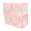 4PCS Transparent Balloon Box with Letters Pink 1