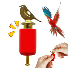 Realistic Bird Whistle Call for Adults and Kids, Battery‑ Metal Wood Design for Birdwatching and Hiking