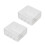 Jutagoss 2 Pack 26650 Battery Storage Case, Clear Protective Plastic Organizer Box 1