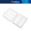 Jutagoss 2 Pack 26650 Battery Storage Case, Clear Protective Plastic Organizer Box 3