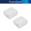 Jutagoss 2 Pack 26650 Battery Storage Case, Clear Protective Plastic Organizer Box 4