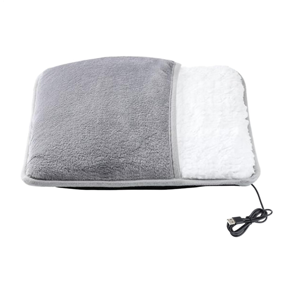 Electric Foot Warmer with Instant Heat Activation, USB Heated Foot Pad for Home Office and Travel