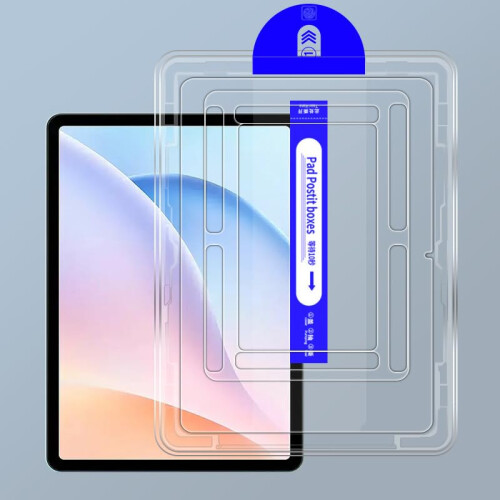 Tempered Glass Screen Protector for Doogee Tab A9 Pro+/Pro Plus 11 inch, 9H, HD Clear, Guide Frame 2
