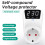 Adjustable Voltage Protector Socket 230V 16A EU Plug with Surge Protection 3