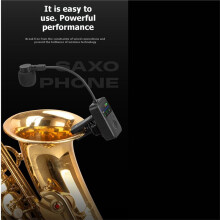 Microfono Wireless Saxofone, Trasmettitore e Ricevitore per Sassofono