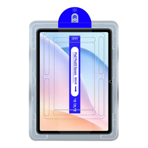 Tempered Glass Screen Protector for Doogee Tab A9 Pro+/Pro Plus 11 inch, 9H, HD Clear, Guide Frame