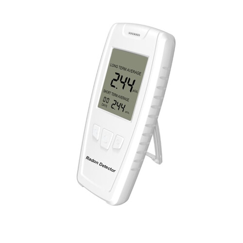 Detector de Radón de Escritorio. Sensor de Alta Precisión para Uso Doméstico.
