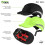 Lightweight Breathable Bump Cap with Reflective Stripes Adjustable Safety Baseball Cap for Work 4