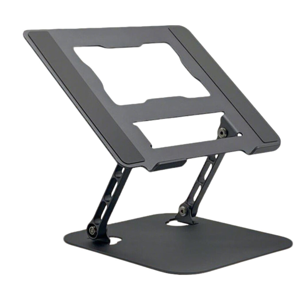 Ergonomic Adjustable Laptop Stand, Aluminum Foldable Riser For 1017 Inch Laptops And Tablets Grey 9073542859550