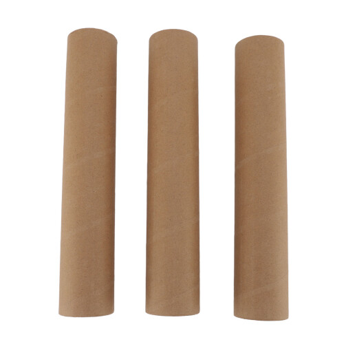 12 Pcs Round Poster Tubes 5.3x30cm Kraft