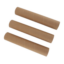 12 Kraft Poster Tubes 30cm Plastic Lids