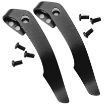 2PCS Titanium Pocket Clip Set for Cold Steel Voyager 29TLCC, Deep Carry CNC Replacement with Screws