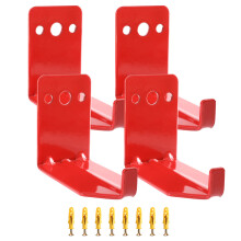Heavy Duty Fire Extinguisher Wall Mount Bracket 4 Pack, Universal Holder for 5 to 40 lbs, AntiRust Iron Frame
