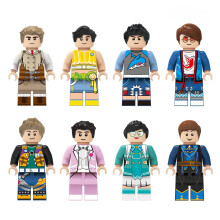 8 PCS Preppy Girl European Aristocracy Figures Building Blocks Role Play Toys