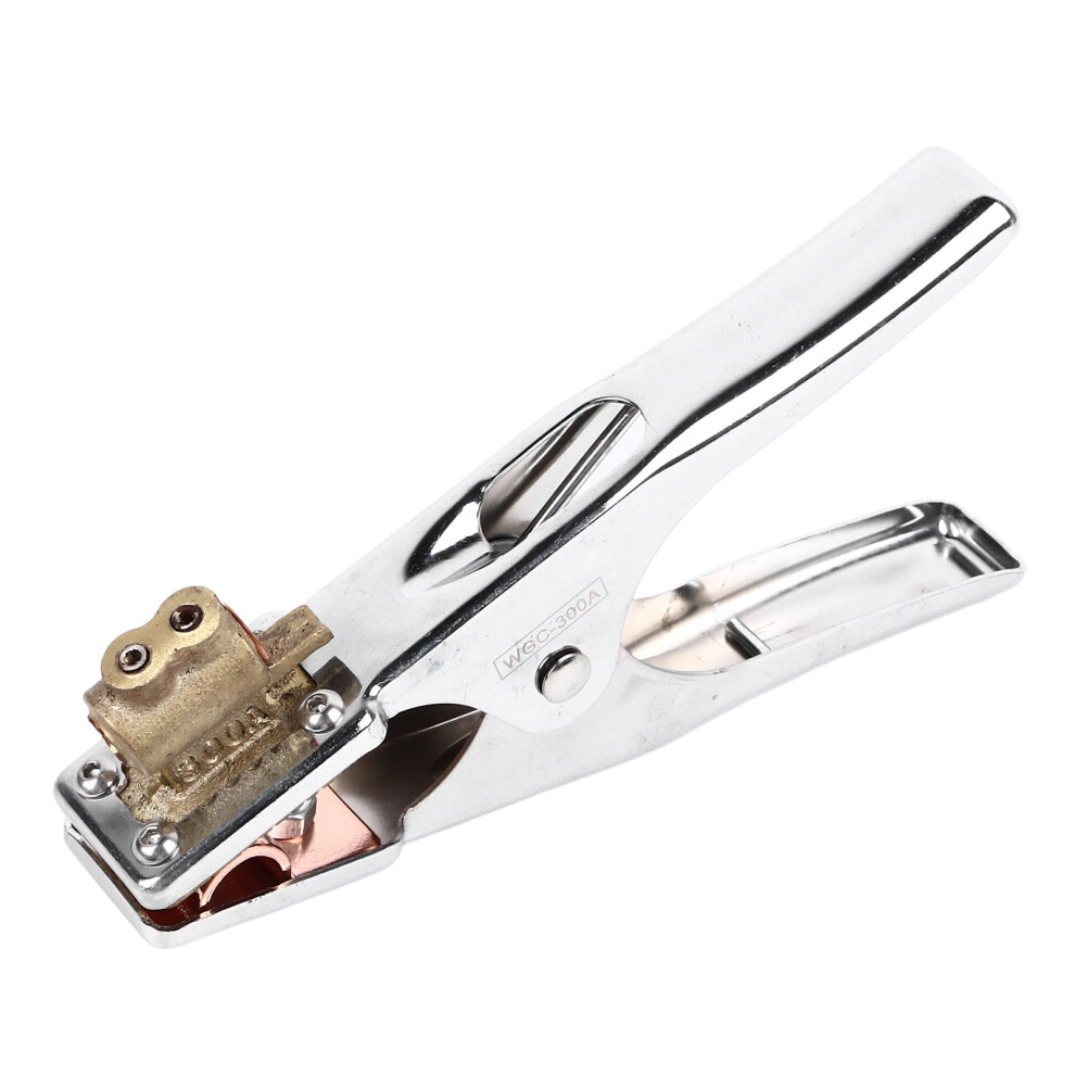 300A Welding Ground Clamp Iron Chrome Work Clamp For Soldering And Welding 5061393514944