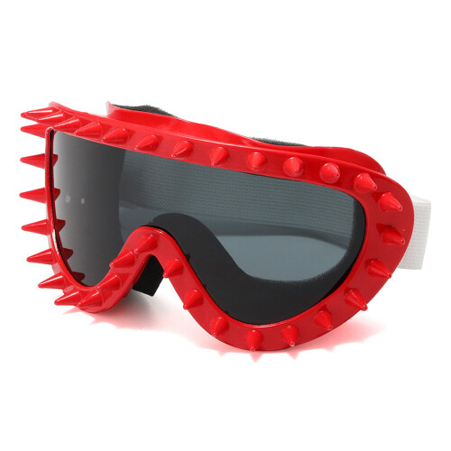 Multipurpose Protective Eyewear for Cycling-Red frame gray film