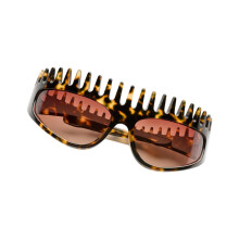 Fashionable Frame Eyewear Hairband Lightweight-Leopard print