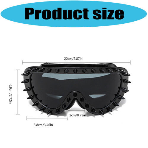 Ergonomic Comfort Design Goggles Universal-black frame gray fil 2