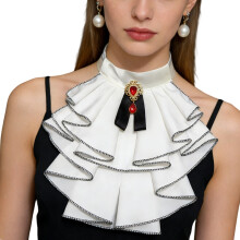 Comfortable Neckwear Detachable False Collar Adaptable to-White