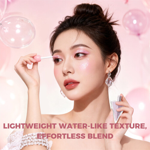 Glitters Liquid Eyeshadow Long Lasting Formula Easy-05color 1