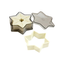 Durable Plastic Geometric Biscuit Cutters Ideal For Baking-02