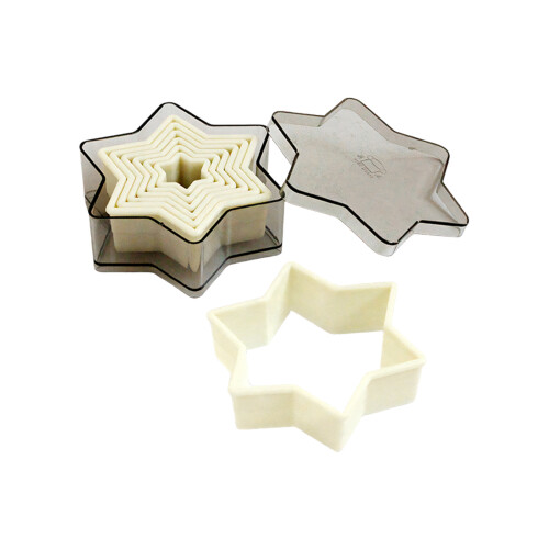 Durable Plastic Geometric Biscuit Cutters Ideal For Baking-02