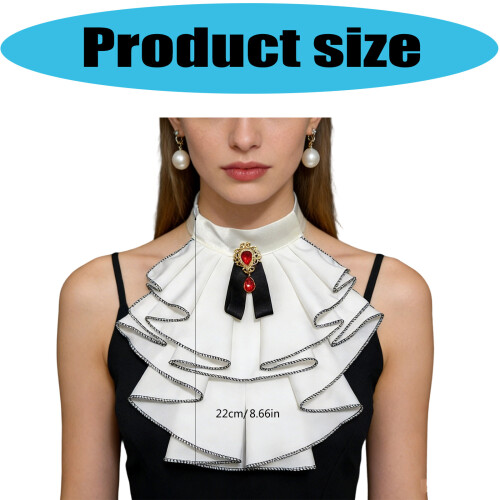 Comfortable Neckwear Detachable False Collar Adaptable to-White 2