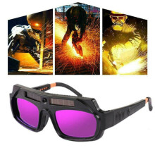 Solar Powered Auto Darkening Welding Goggles with Adjustable Delay, UV Protection and Anti‑Glare Lens