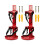 10 lb Fire Extinguisher Bracket 2 Pack, Heavy Duty Metal Frame with Quick Release and Adjustable Straps 1