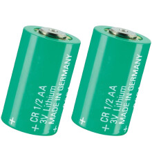 2Pcs CR1/2AA 3V Lithium Battery 950mAh LongLasting Power for Varta Compatible Devices and Security Sensors