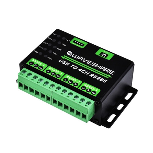 Industrial USB to 4 Port RS485 Converter with Multi Protection Circuits,  Speed Data Transfer, Compatible with Windows Linux
