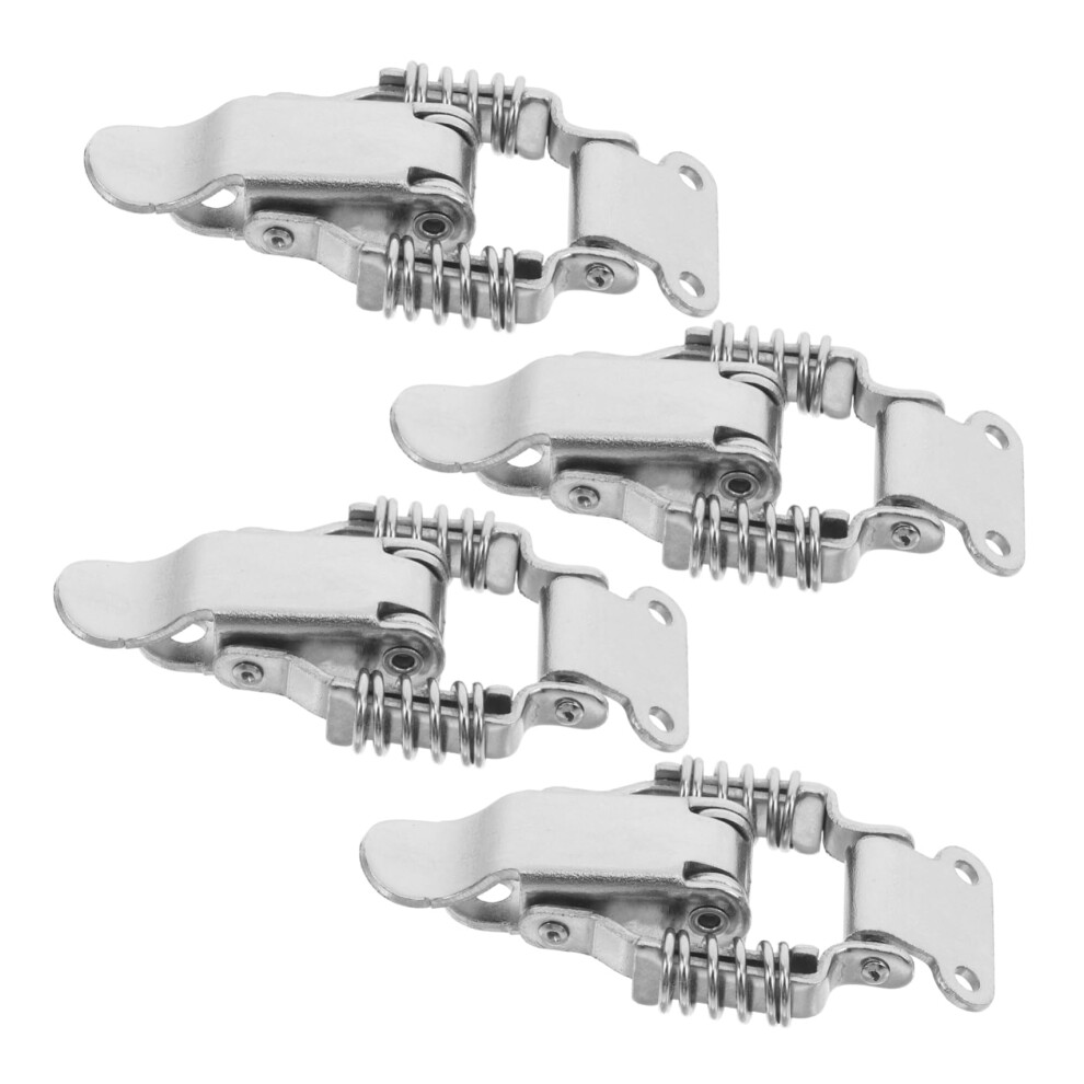 4Pcs Heavy Duty Double Spring Loaded Toggle Latch For Toolbox And Rv Cabinets Adjustable Locking Clamp 9073542860532