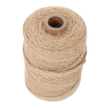 Vintage Rustic Jute Twine and Hemp Rope for Gift Wrapping Crafts Home Decoration Durable Khaki