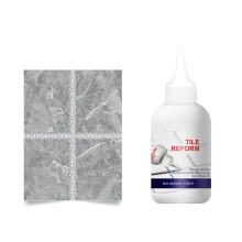 Tile Grout Filler 150ml Silver Waterproof  Sealer for Floor and Wall Tiles Bathroom Kitchen