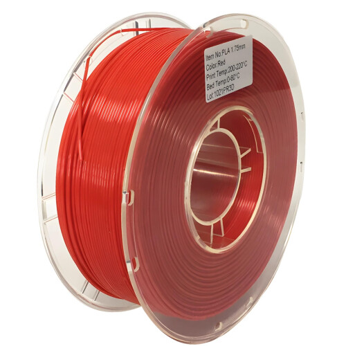 PLA Filament 1.75mm for 3D Printer,  Precision Printing, Biodegradable and Food Grade Material