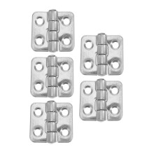 5pcs Stainless Steel Cabinet Door Hinges Soft Closing Heavy Duty for Kitchen Furniture
