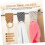 3pcs Macrame Towel Holder Set Handwoven Boho Towel Ring for Bathroom or Kitchen Wall Mount 3