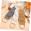 3pcs Macrame Towel Holder Set Handwoven Boho Towel Ring for Bathroom or Kitchen Wall Mount 4